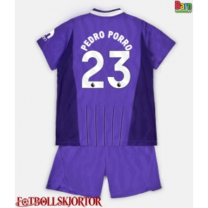 Tottenham Hotspur Pedro Porro #23 Tredje Kläder Barn 2026-27 Kortärmad (+ Korta byxor)